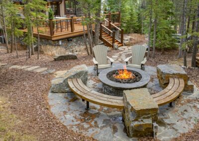 Outdoor Patio with firepit