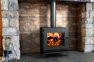 Nova Freestanding Wood Stove fireplace by MF Fire